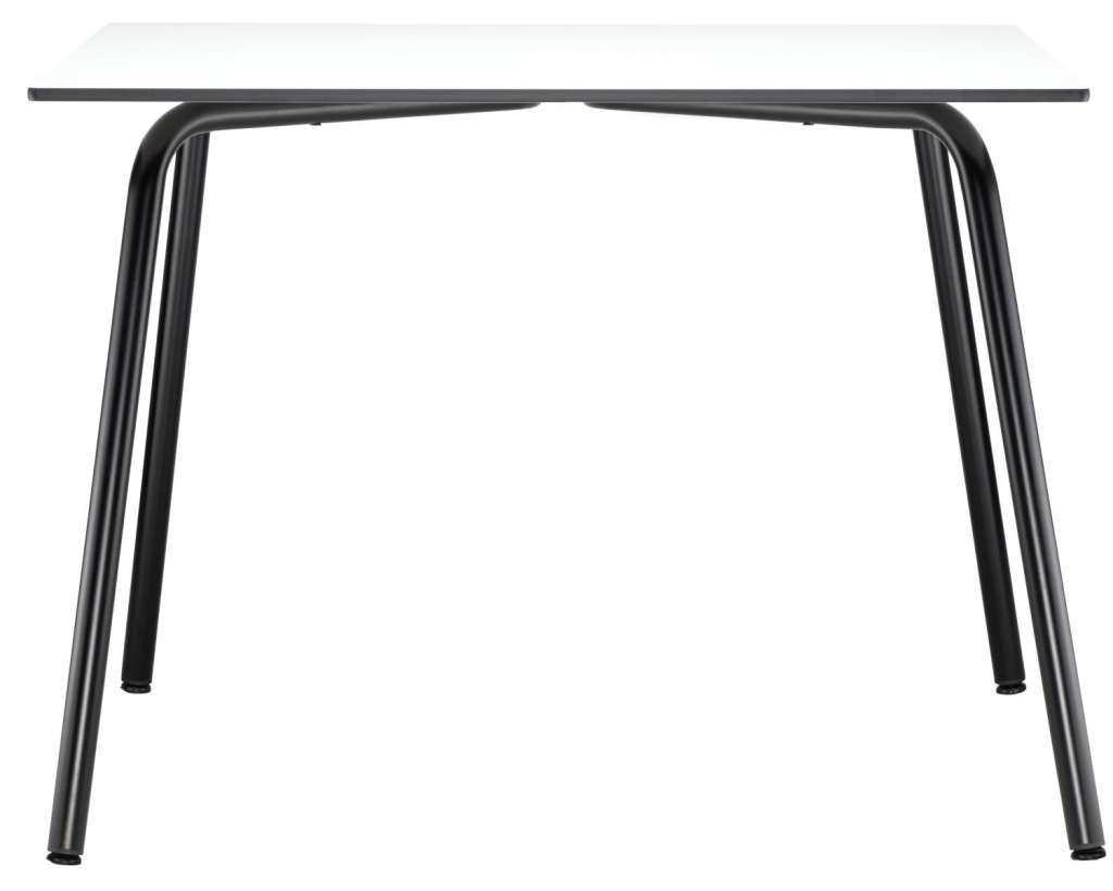 Thonet - S 1040 All Seasons Tisch - senfgelb - weißes Laminat - 100 x 100 cm - outdoor