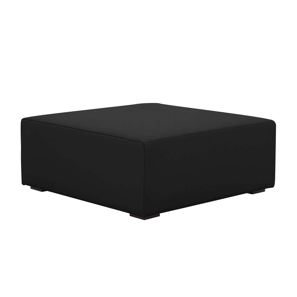 home24 Polsterhocker Seed Echtleder