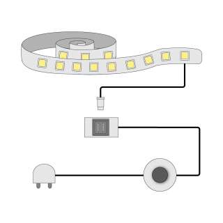 home24 LED-Flexband Sparkle I