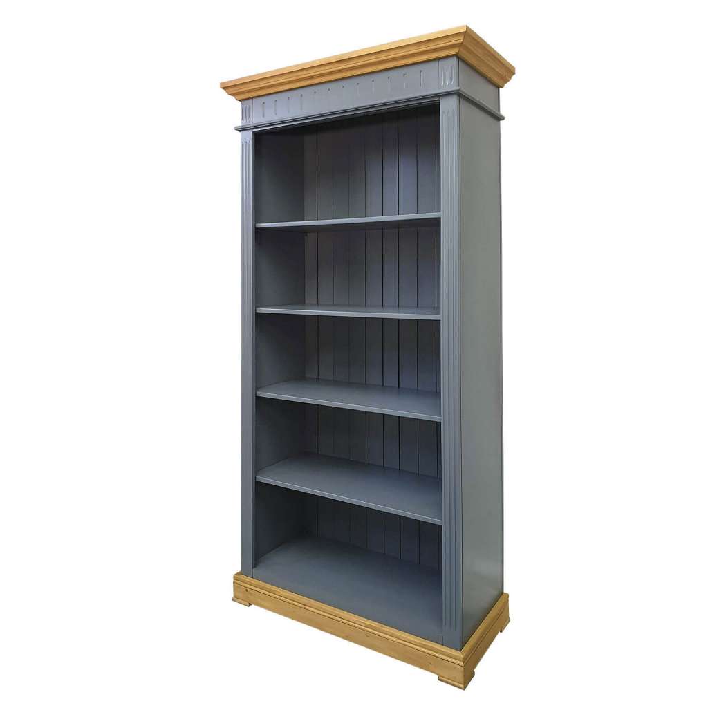Regal Grau Natur Pinie Massiv
