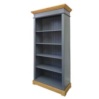Regal Grau Natur Pinie Massiv