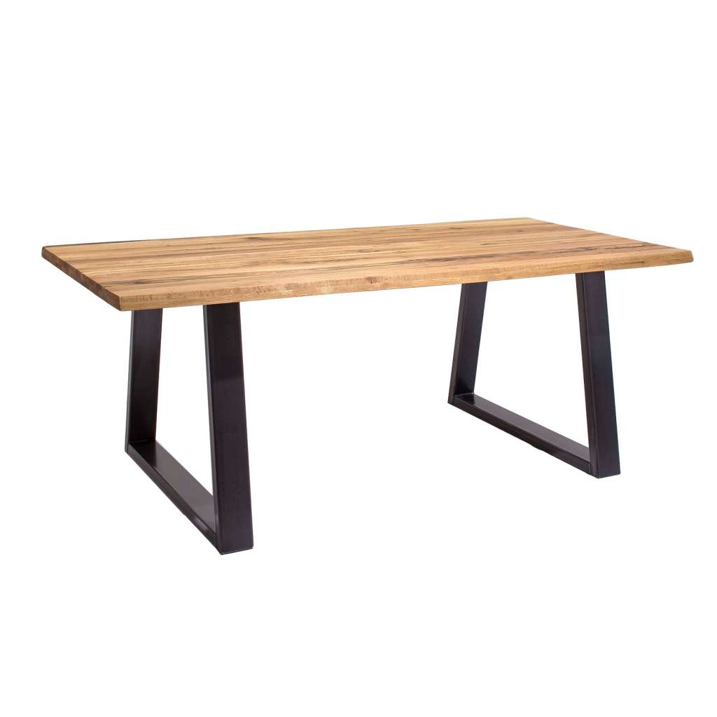 Esstisch Richmond 200 x 100 cm in Eiche massiv / Metall