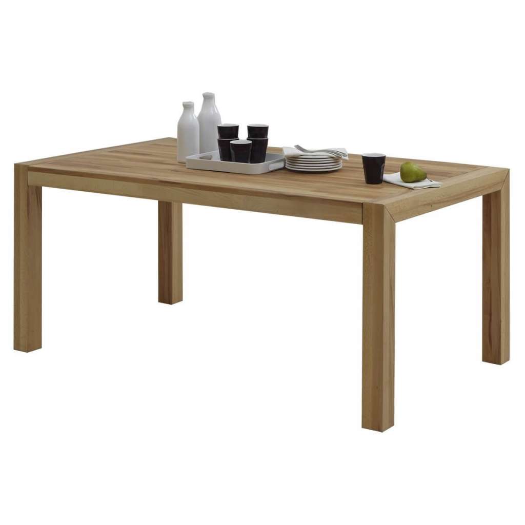 Esstisch 160 x 90 cm in Kernbuche massiv geölt