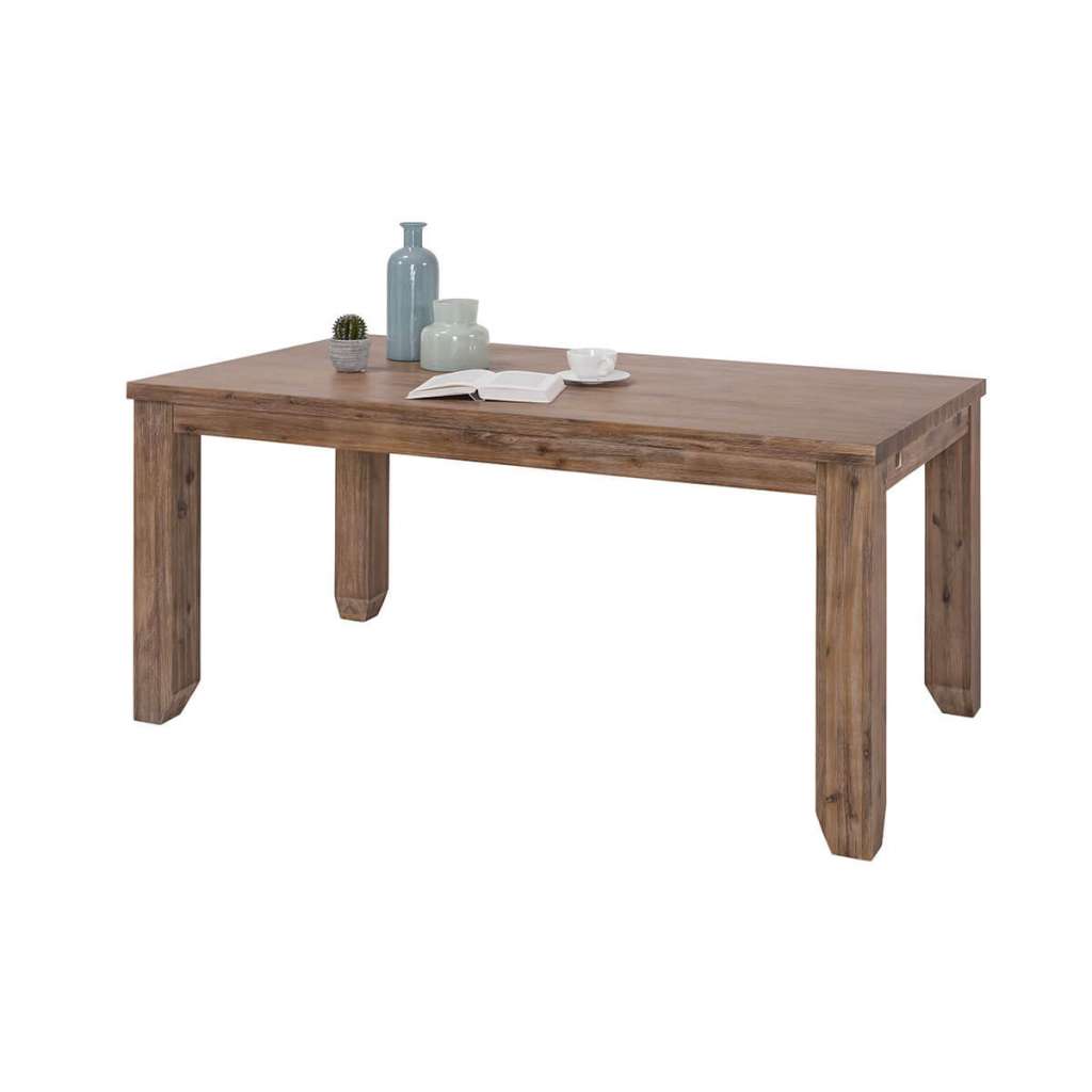 Ansteckplatten 2er Set 100 x 50cm in Akazie massiv Braun
