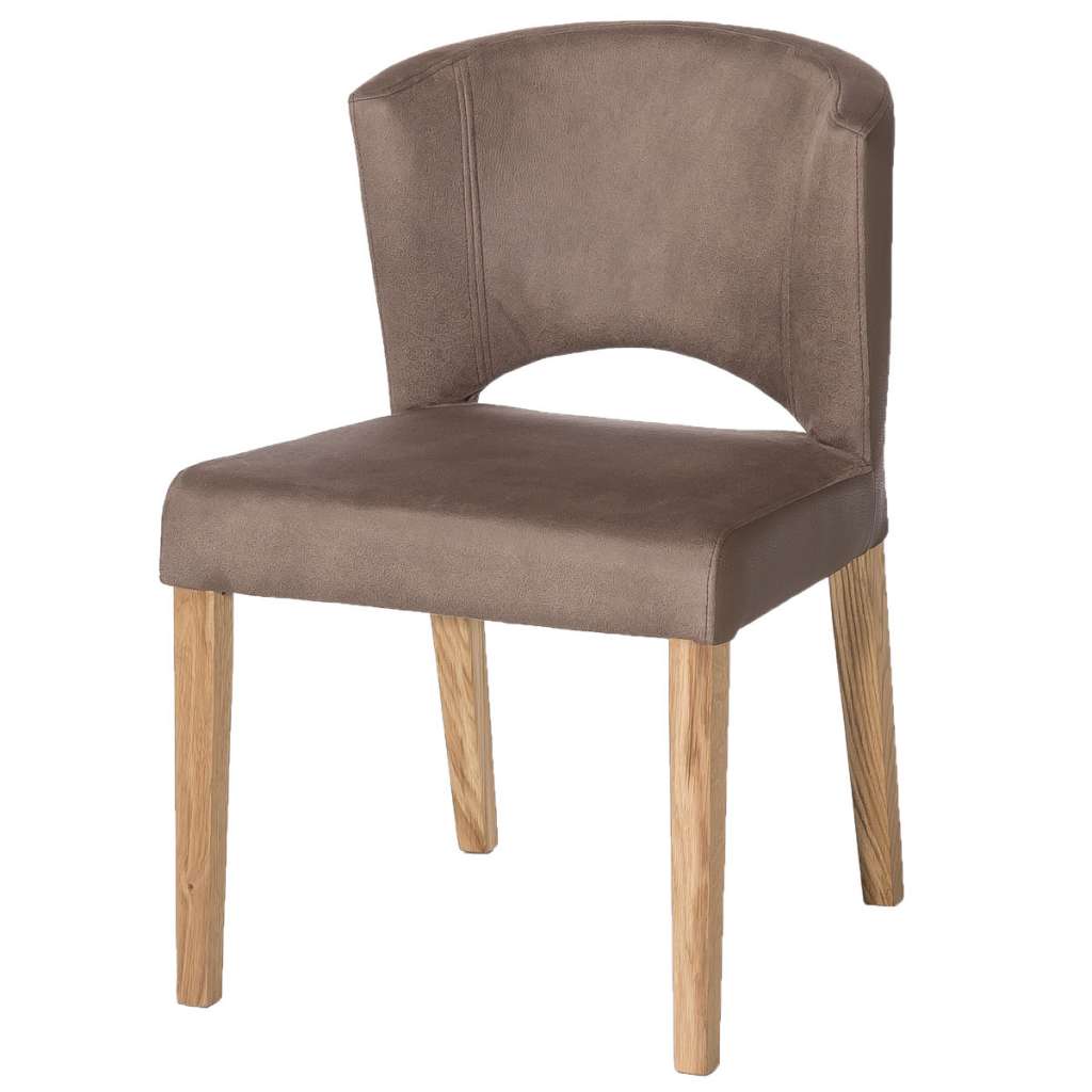 Esszimmerstuhl Braun Eiche Massivholz 2er Set