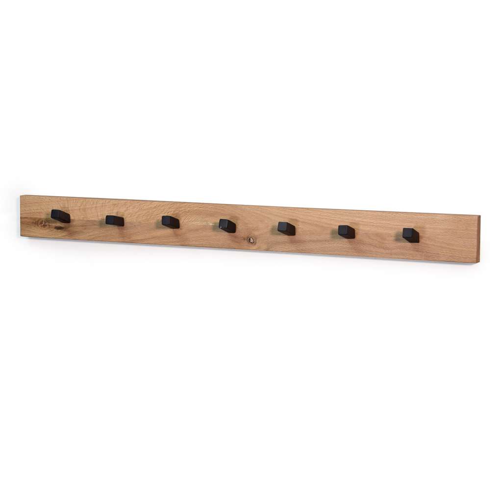 Garderobenleiste Eiche Massiv 100 cm Breit