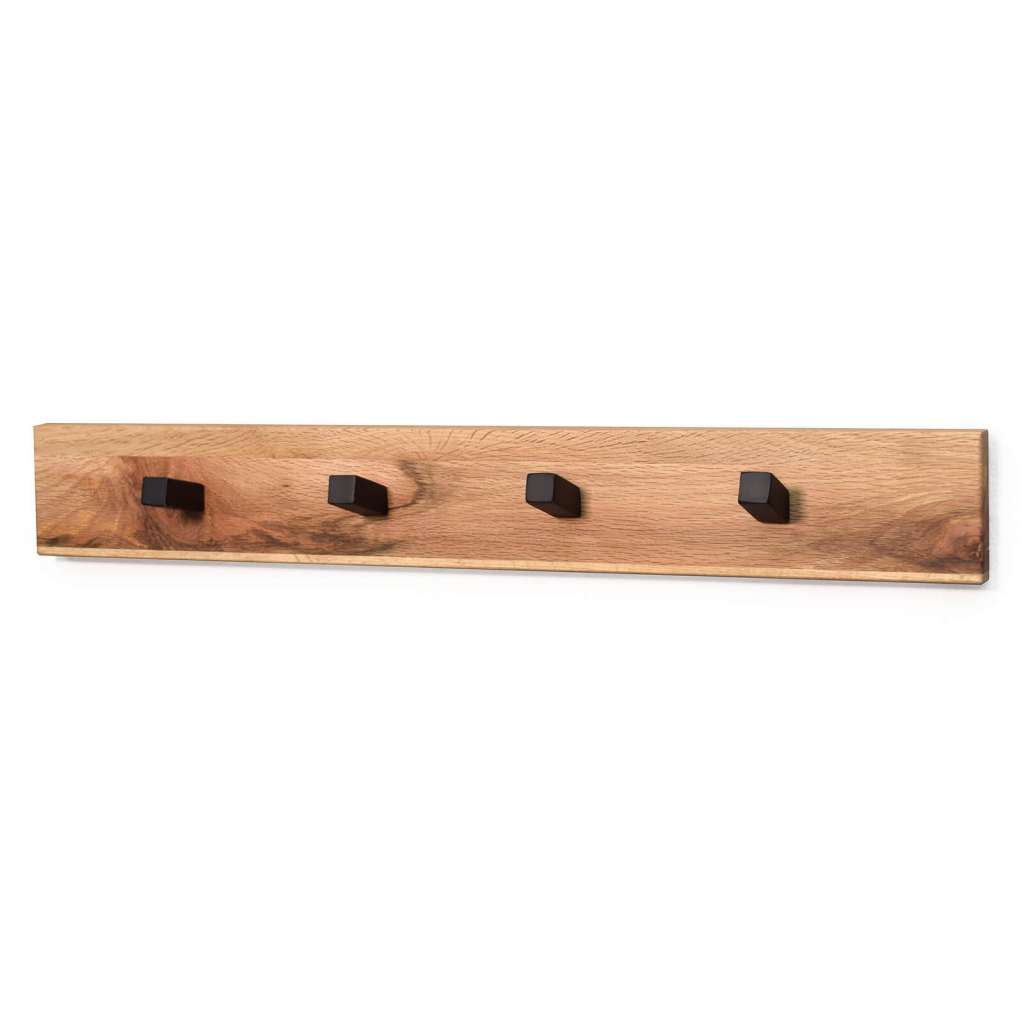 Garderobenleiste Eiche Massiv 65 cm Breit