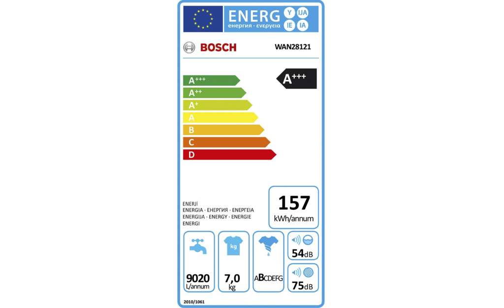 BOSCH Waschvollautomat  WAN 28121 ¦ weiß ¦ Kunststoff, Metall-lackiert, Glas  ¦ Maße (cm): B: 59,8 H: 84,8 T: 55 Elektrogeräte > Waschmaschinen - Höffner