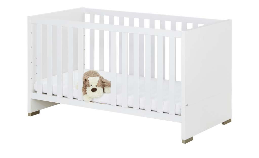 PAIDI Kinderbett 70x140 weiß Carlo ¦ weiß ¦ Maße (cm): B: 75,8 H: 83,3 Baby > Babymöbel > Babybetten - Höffner