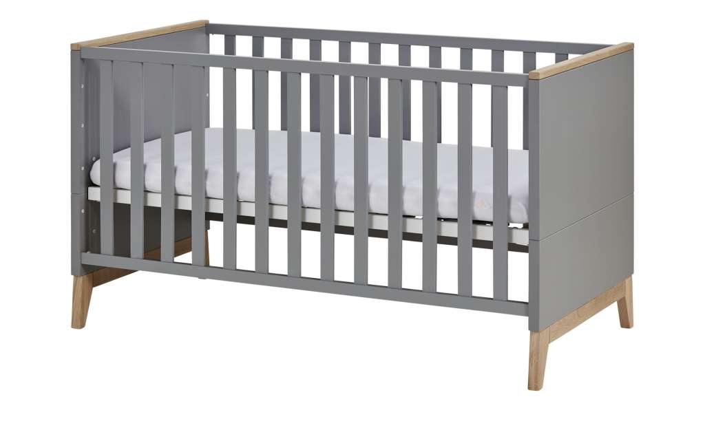 PAIDI Kinderbett  Sten ¦ grau ¦ Maße (cm): B: 145,4 H: 87,4 T: 76,6 Baby > Babymöbel > Babybetten - Höffner