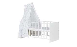 Schardt Komplett-Kinderbett 70x140 weiß Sternchen ¦ weiß ¦ Maße (cm): B: 70 Baby > Babymöbel > Babybetten - Höffner