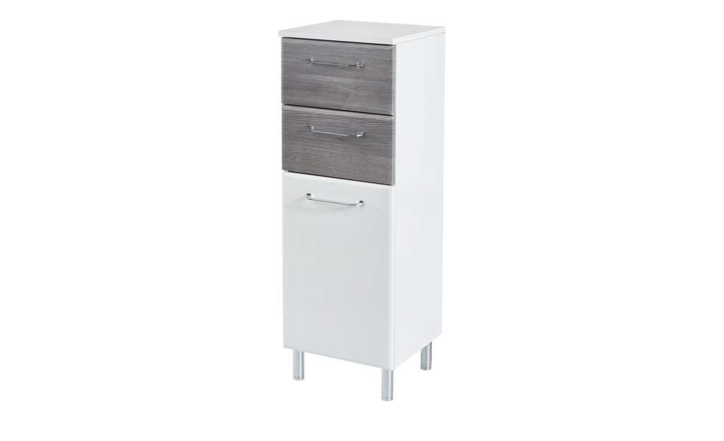 smart Bad-Midischrank   Onda ¦ weiß ¦ Maße (cm): B: 35 H: 90,5 T: 33 Schränke > Badschränke > Bad-Hochschränke - Höffner