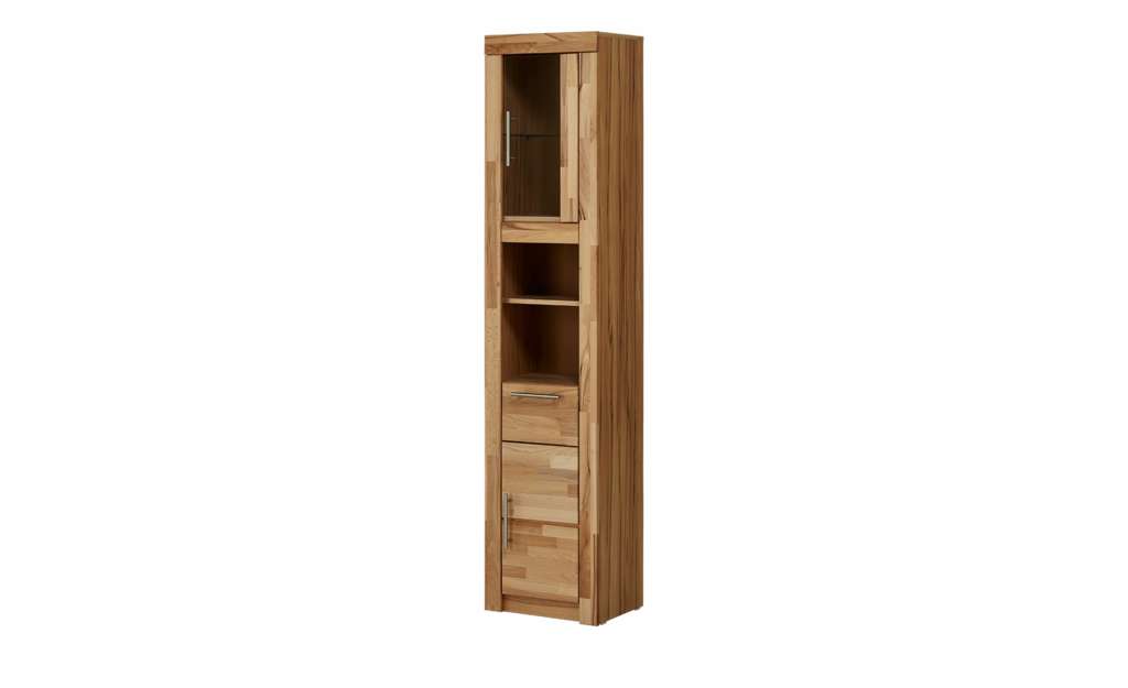 Bad-Hochschrank  Oslo ¦ holzfarben ¦ Maße (cm): B: 42 H: 188 T: 32 Schränke > Badschränke > Bad-Hochschränke - Höffner