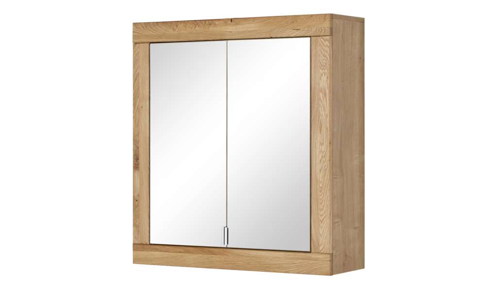 Spiegelschrank  Oslo ¦ holzfarben ¦ Maße (cm): B: 71 H: 78 T: 22 Schränke > Badschränke > Spiegelschränke - Höffner