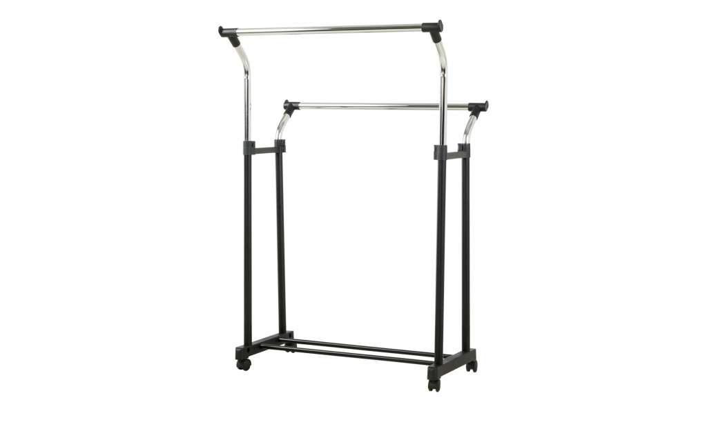 Rollgarderobe  Selve ¦ silber ¦ Maße (cm): B: 85,5 H: 103,5 T: 51 Garderoben & Kleiderstangen > Garderoben - Höffner