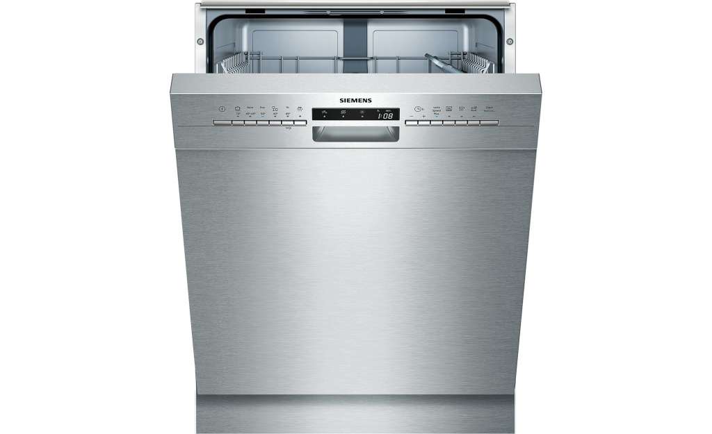 SIEMENS Unterbau-Gesschirrspüler  SN 436 S 01 GE ¦ silber ¦ Edelstahl, Metall, Kunststoff ¦ Maße (cm): B: 59,8 H: 81,5 T: 57,3 Elektrogeräte > Geschirrspüler - Höffner