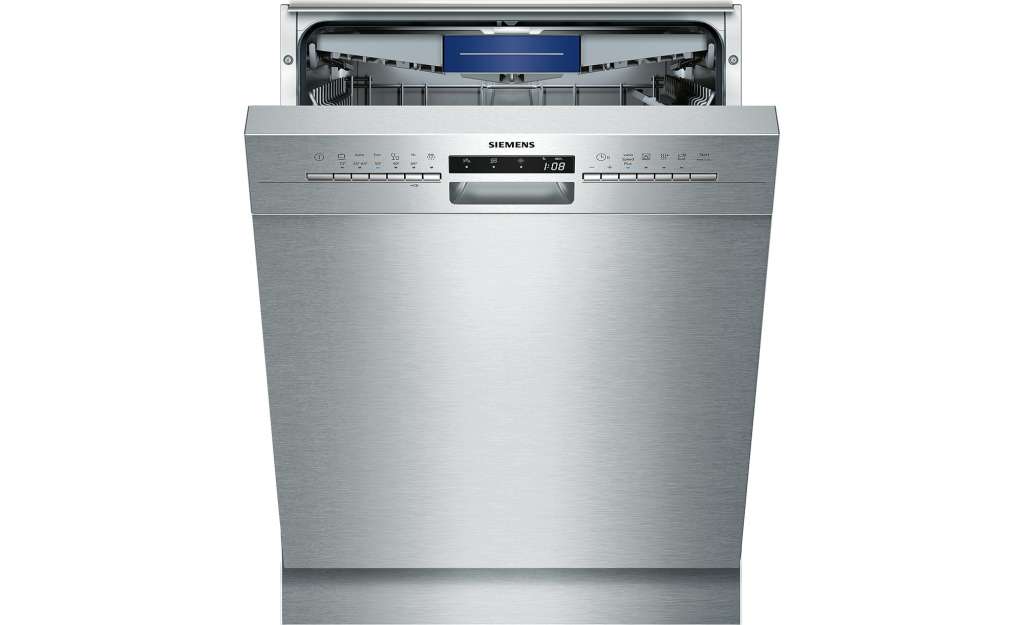 SIEMENS Unterbau-Geschirrspüler  SN 436 S 03 ME ¦ silber ¦ Metall, Kunststoff, Edelstahl ¦ Maße (cm): B: 59,8 H: 81,5 T: 57,3 Elektrogeräte > Geschirrspüler - Höffner