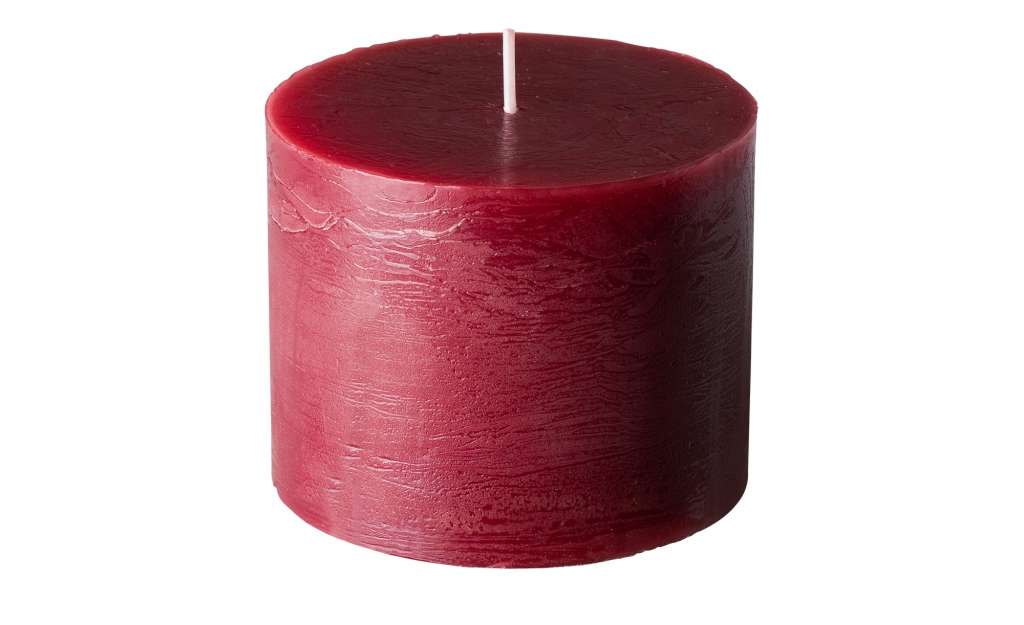 Zylinderkerze   Rusti ¦ rot ¦ Wachs ¦ Maße (cm): H: 8 Ø: [10.0] Dekoration > Kerzen & Lichter - Höffner