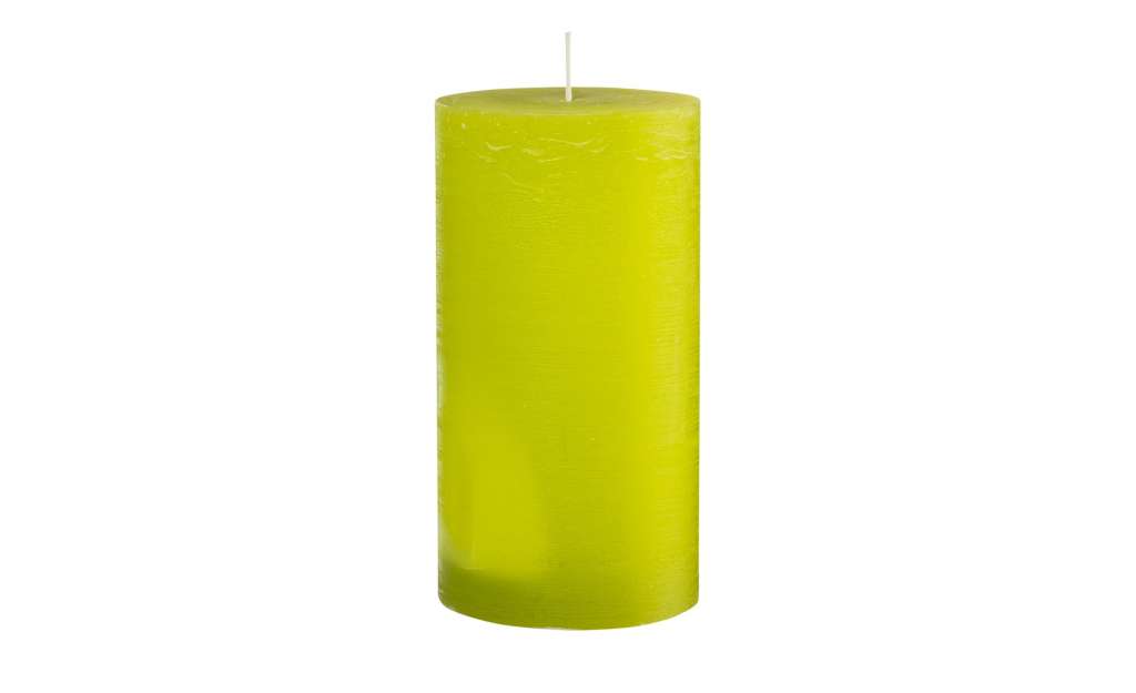 Zylinderkerze 19cm  Rusti ¦ grün ¦ Wachs ¦ Maße (cm): H: 19 Ø: [10.0] Dekoration > Kerzen & Lichter - Höffner