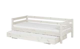 FLEXA Bett mit Ausziehbett 90x190 - weiß - Kiefer Flexa Classic ¦ weiß ¦ Maße (cm): B: 100 H: 67 Kindermöbel > Kinderbetten - Höffner