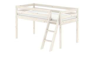 FLEXA Halbhohes Bett Kiefer Flexa ¦ weiß ¦ Maße (cm): B: 149 H: 120 Kindermöbel > Kinderbetten - Höffner