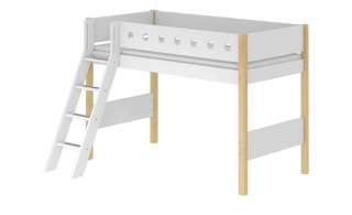 FLEXA Mittelhohes Bett 90x200 weiß Flexa White ¦ Maße (cm): B: 159 H: 143 Kindermöbel > Kinderbetten - Höffner