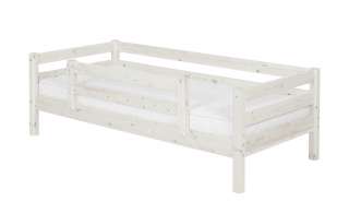 FLEXA Bett mit Absturzsicherung 90x200 - weiß - Kiefer Flexa Classic ¦ weiß ¦ Maße (cm): B: 100 H: 67 Kindermöbel > Kinderbetten - Höffner