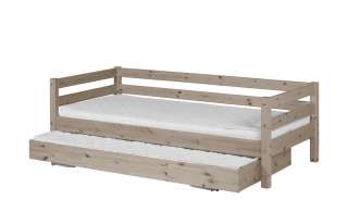 FLEXA Bett mit Ausziehbett 90x200 - terra - Kiefer Flexa Classic ¦ holzfarben ¦ Maße (cm): B: 100 H: 67 Kindermöbel > Kinderbetten - Höffner