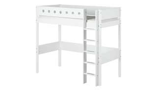 FLEXA Hochbett mit senkrechter Leiter  Flexa White ¦ Maße (cm): B: 109 H: 184 Kindermöbel > Kinderbetten - Höffner