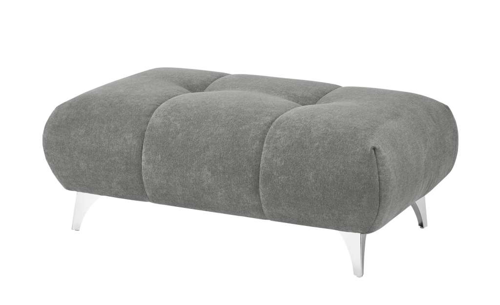 bobb Hocker  Bellani ¦ grau ¦ Maße (cm): B: 120 H: 46,5 T: 70 Polstermöbel > Hocker - Höffner