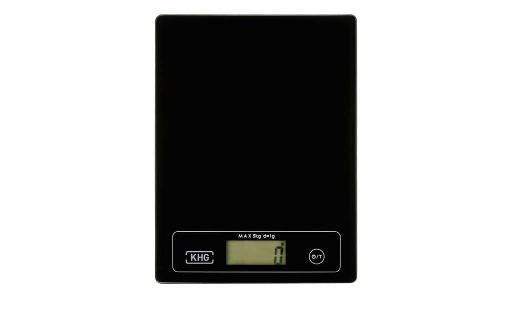 KHG Küchenwaage ¦ schwarz ¦ Glas  ¦ Maße (cm): B: 15 Elektrokleingeräte > Backen, Kochen, Grillen - Höffner