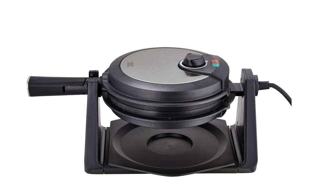 KHG Waffeleisen  WMR-1000 ¦ schwarz ¦ Metall-lackiert ¦ Maße (cm): B: 24 H: 18,7 T: 39,6 Elektrokleingeräte > Backen, Kochen, Grillen - Höffner