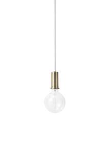 ferm LIVING - Socket Pendelleuchte - messing - indoor