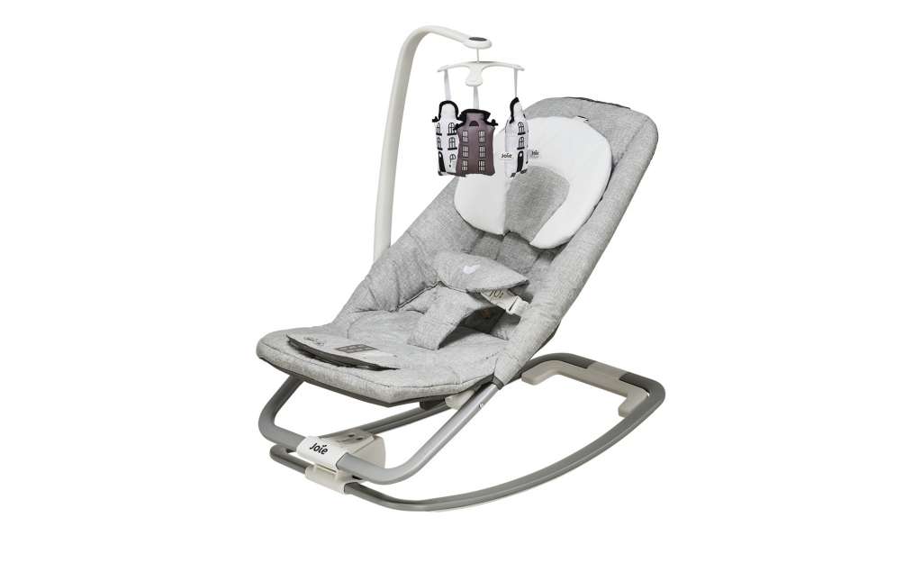Joie Babywippe  Dreamer ¦ grau ¦ Gestell: Aluminium,  Bezug: 100% Polyester, Applikation: Kunststoff Baby > Spielen > Wippen - Höffner