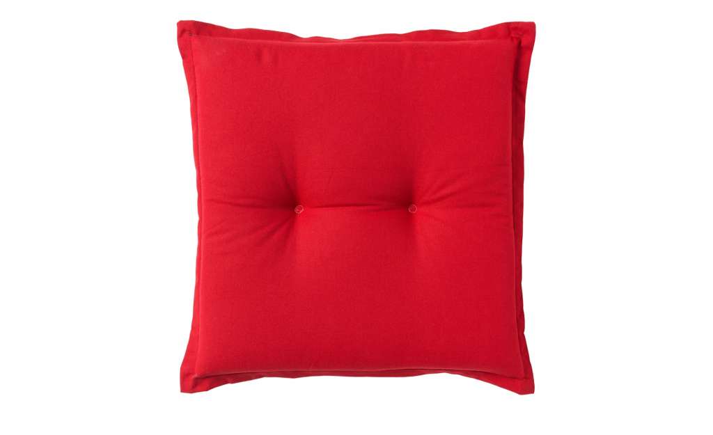 Hockerauflage  High Tea Cherry ¦ rot ¦ Mischgewebe, 85% Baumwolle, 15% Polyester ¦ Maße (cm): B: 50 H: 6 Garten > Auflagen & Kissen > Gartenhocker-Auflagen - Höffner
