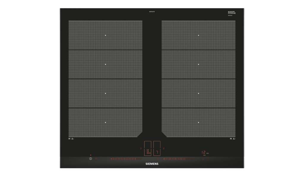 SIEMENS Kochstelle  EX 675 LXC 1E ¦ schwarz ¦ Edelstahl ¦ Maße (cm): B: 60,2 H: 0,51 T: 52 Elektrogeräte > Backöfen, Herde & Kochfelder - Höffner
