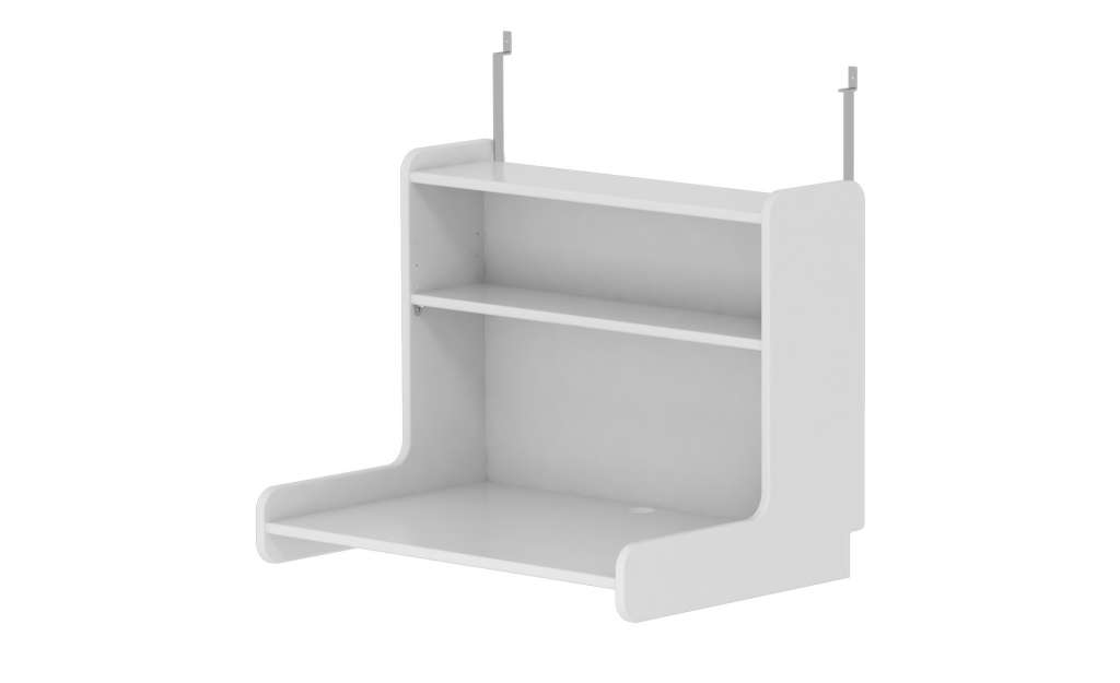 FLEXA Hängeschreibtisch  Flexa White ¦ weiß ¦ Maße (cm): B: 70 H: 56 T: 51 Sonstiges Zubehör - Höffner