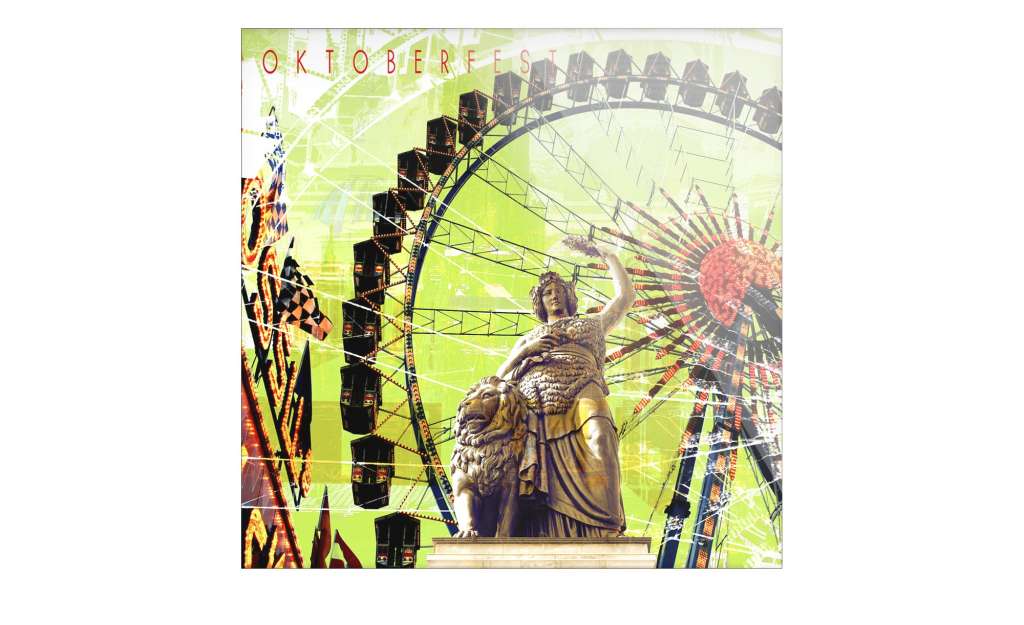 Glasbild  München ¦ grün ¦ Maße (cm): B: 20 H: 20 Dekoration > Bilder & Schilder - Höffner