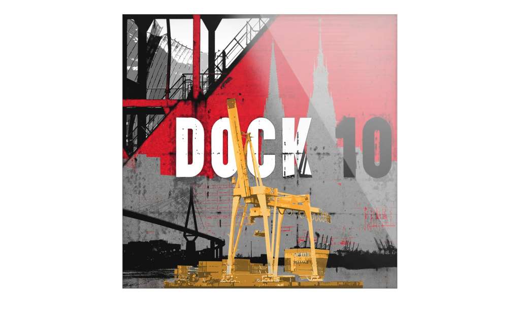 Glasbild  Dock 10 ¦ mehrfarbig ¦ Maße (cm): B: 50 H: 50 Dekoration > Bilder & Schilder - Höffner