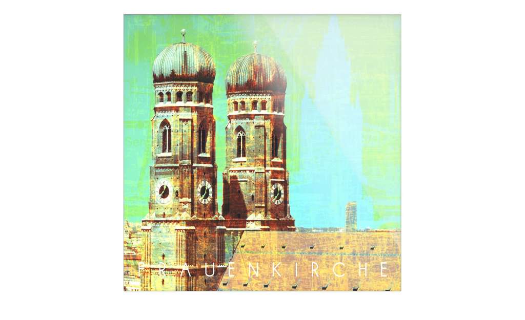 Glasbild  München ¦ mehrfarbig ¦ Maße (cm): B: 50 H: 50 Dekoration > Bilder & Schilder - Höffner