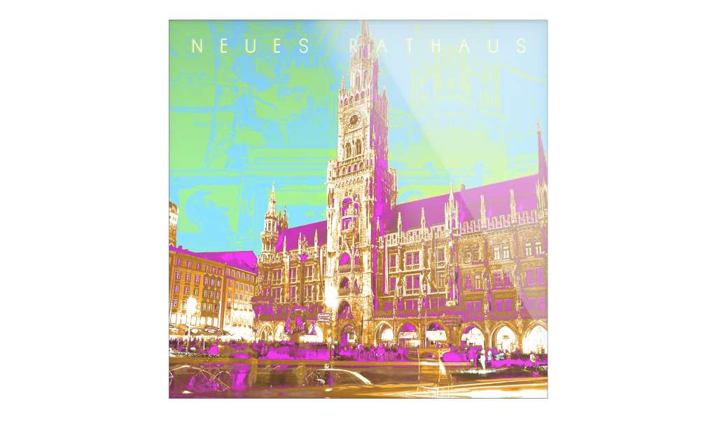 Glasbild  München ¦ braun ¦ Maße (cm): B: 30 H: 30 Dekoration > Bilder & Schilder - Höffner