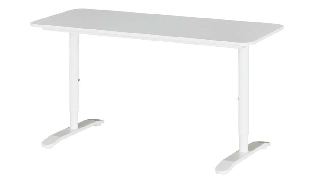 Schreibtisch  Amazonas ¦ weiß ¦ Maße (cm): B: 140 H: 65 T: 60 Tische > Schreibtische - Höffner