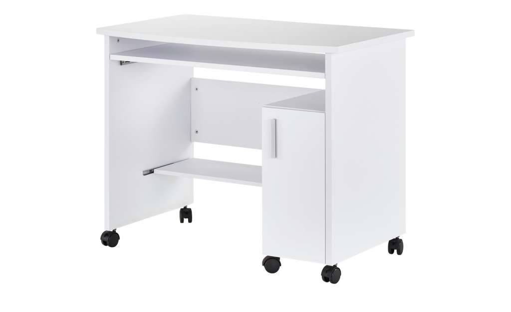 Computertisch  Murr ¦ weiß ¦ Maße (cm): B: 94 H: 77 T: 60 Tische > Computertische - Höffner