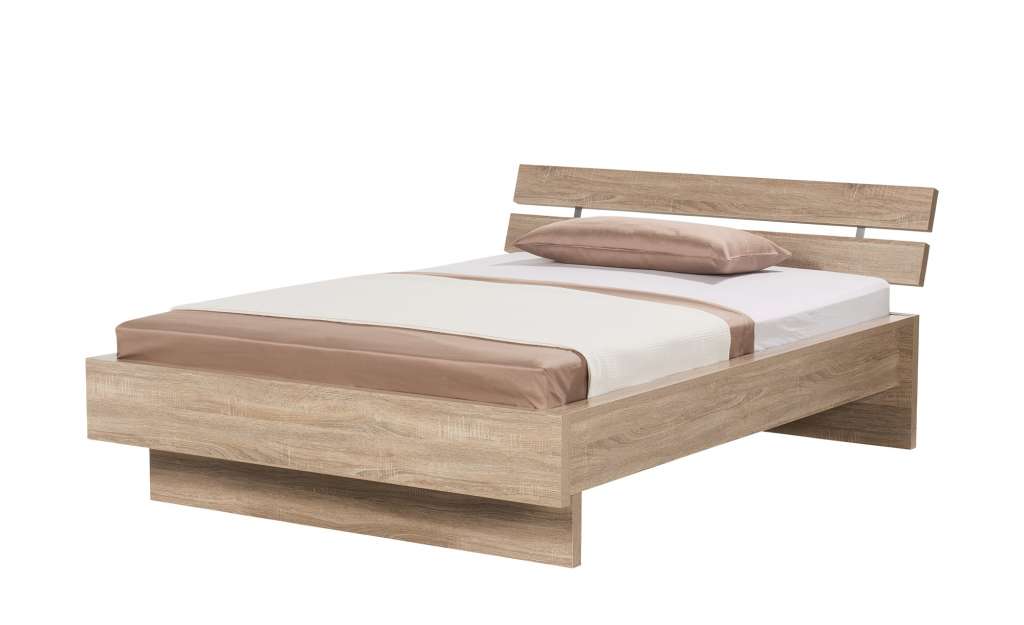 Bettgestell 140x200 - Eiche (Optik) Barnet ¦ holzfarben ¦ Maße (cm): B: 156 H: 82 T: 223 Betten > Doppelbetten - Höffner