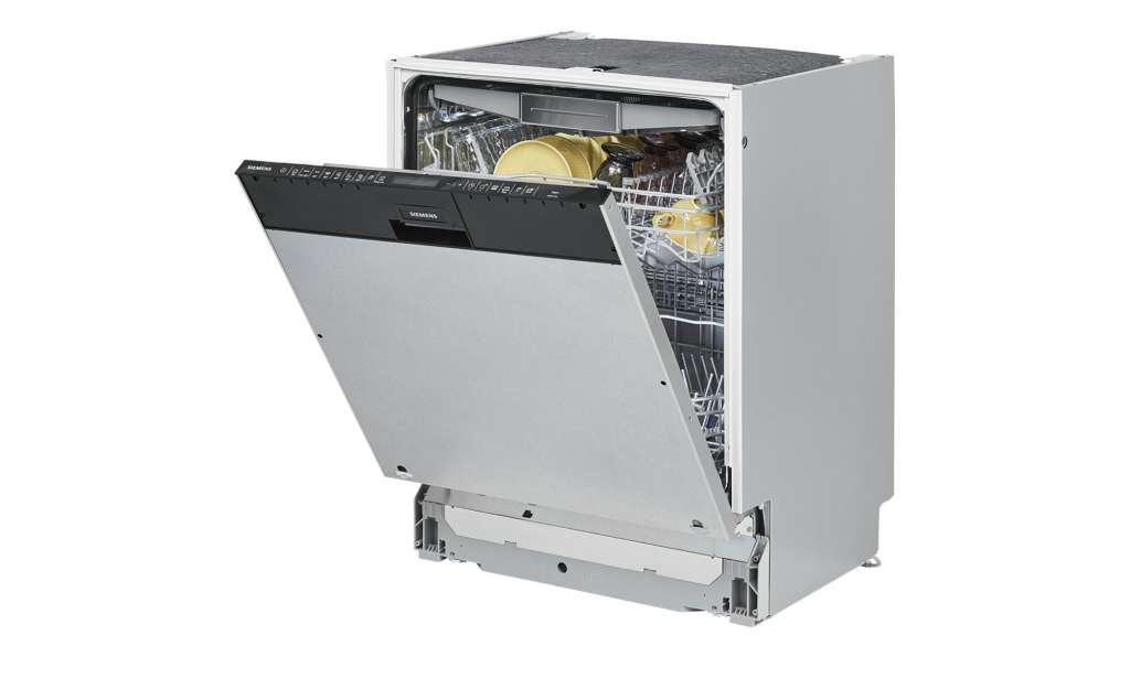 SIEMENS Einbau-Geschirrspüler  SN 658 X 06 TE ¦ schwarz ¦ Kunststoff, Metall, Edelstahl ¦ Maße (cm): B: 59,8 H: 81,5 T: 55 Elektrogeräte > Einbaugeräte - Höffner