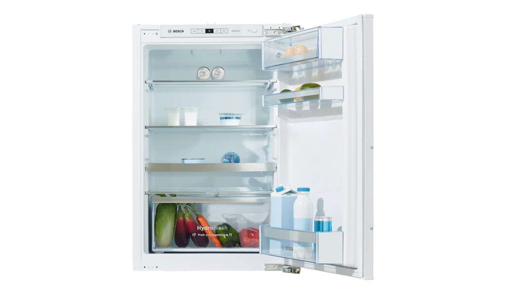 BOSCH Einbau-Kühlschrank  KIR 21AF30 ¦ weiß ¦ Glas , Metall-lackiert ¦ Maße (cm): B: 55,8 H: 87,4 T: 54,5 Elektrogeräte > Einbaugeräte - Höffner
