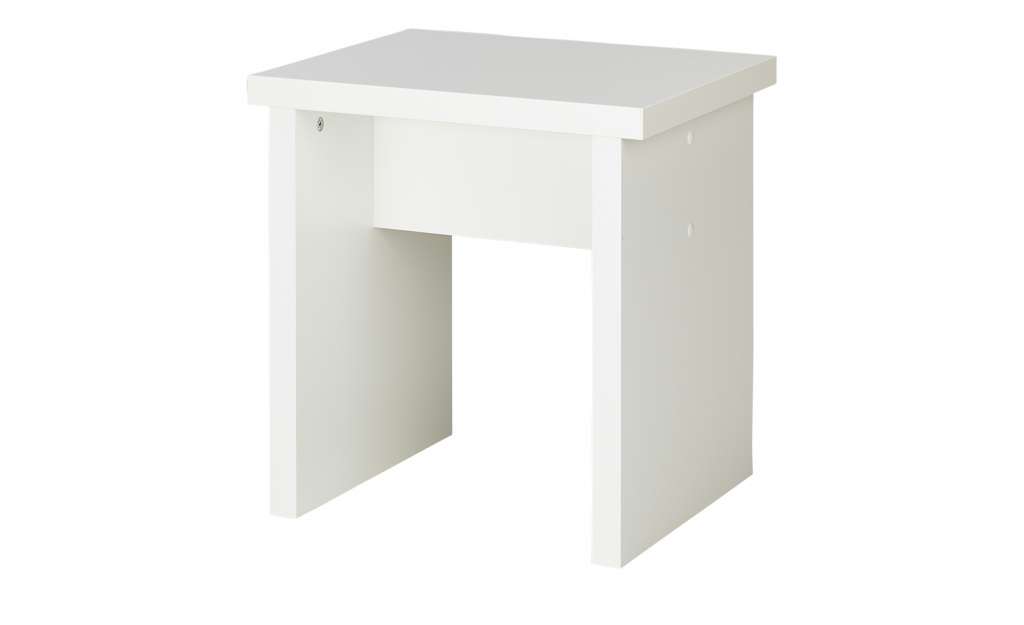 Hocker  FleX ¦ weiß ¦ Maße (cm): B: 37 H: 46,5 Bänke > Einzelbänke - Höffner