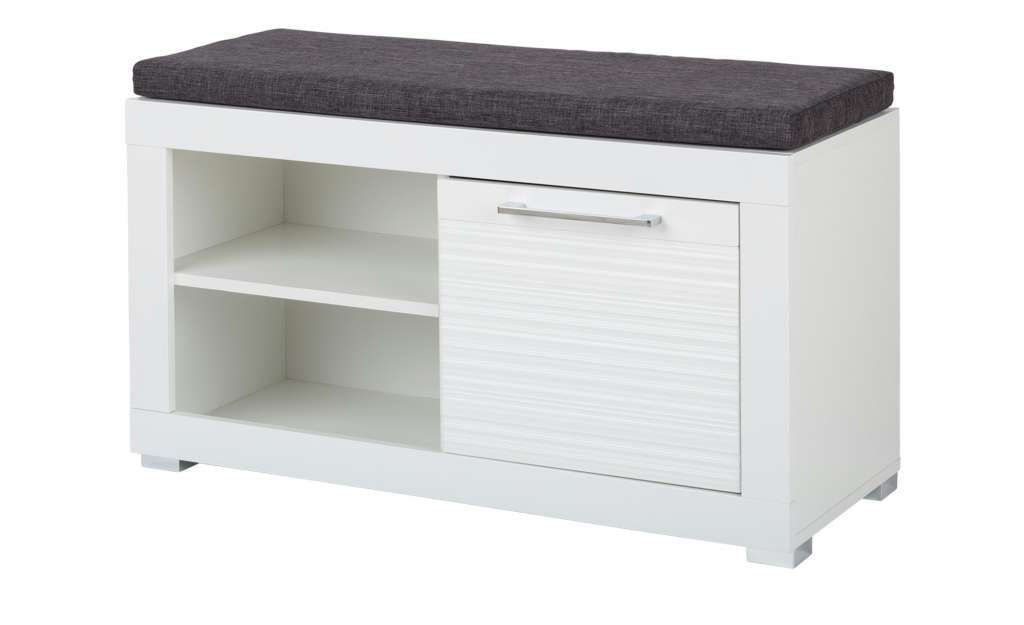 Bank  Salo ¦ weiß ¦ Maße (cm): B: 92 H: 50 T: 37 Bänke > Einzelbänke - Höffner