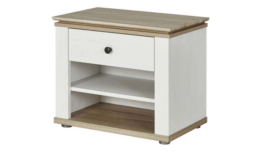 Nachtkommode  Carmen ¦ weiß ¦ Maße (cm): B: 58 H: 50 T: 37 Tische > Nachttische - Höffner