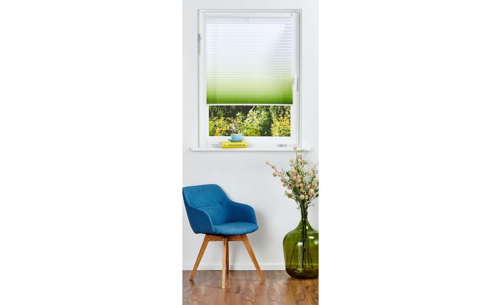 Klemmfix Plissee  Farbverlauf ¦ grün ¦ Polyester ¦ Maße (cm): B: 45 Gardinen & Vorhänge > Rollos & Sonnenschutz > Plissees - Höffner